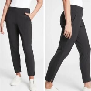 Athleta Brooklyn Mid Rise Ankle Pants Gray 8